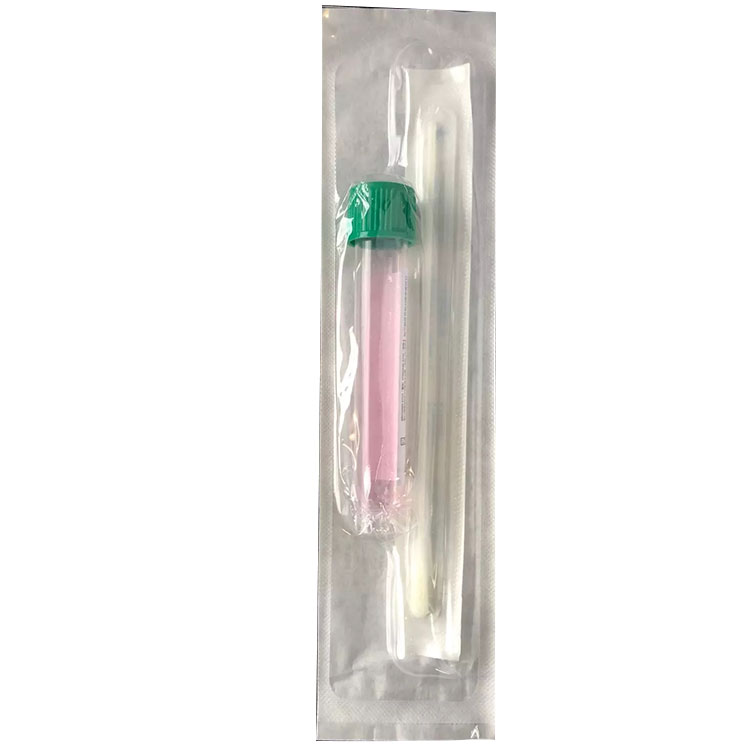 Nasal Nylon Flocked Throat Sample Collection Swab With Tube
